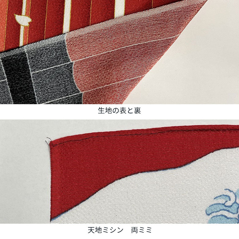 Furoshiki (Japanese wrapping cloth) with Ukiyo-e print