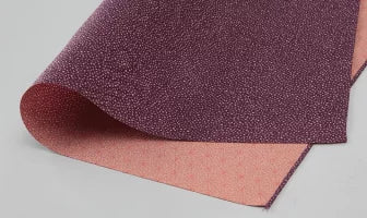 風呂敷 おしゃれ 日本製 京都 furoshiki ふろしき ポリエステル 一越織 両面染 二巾 ( 70cm × 70cm ) あられ小紋 ( 表 ) 麻の葉 ( 裏 )