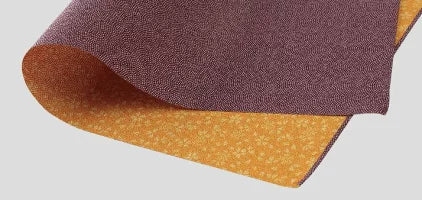 風呂敷 おしゃれ 日本製 京都 furoshiki ふろしき ポリエステル 一越織 両面染 二巾 ( 70cm × 70cm ) サメ小紋 ( 表 ) 小桜 ( 裏 )
