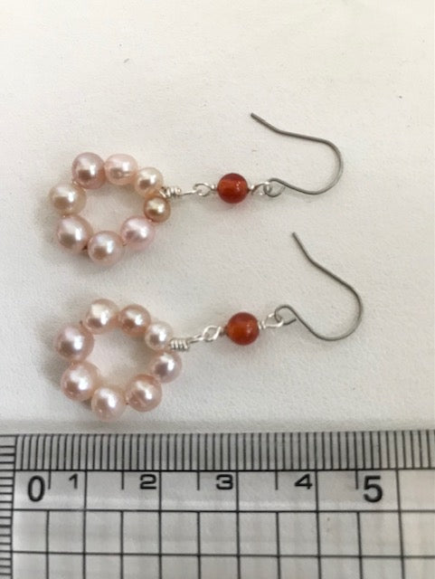 ピアス ステンレス 淡水パール 真珠 プレゼント ギフト