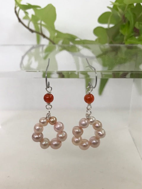 ピアス ステンレス 淡水パール 真珠 プレゼント ギフト
