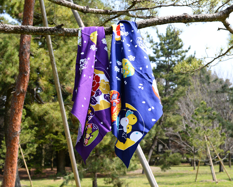 Kaiawase 24-width Cotton Furoshiki, 100% Cotton, 92cm x 94cm