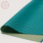 風呂敷 おしゃれ 日本製 京都 furoshiki ふろしき ポリエステル 一越織 両面染 尺三巾 ( 48×50cm ) 麻の葉 ( 表 ) 無地 ( 裏 ) ブルー ヒワ